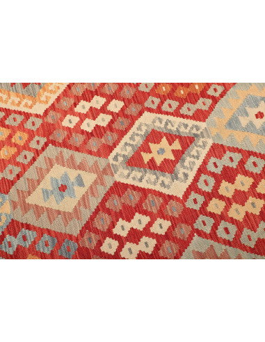 Kilim 183x245 Cm Kilim Afghanistan, Hand-carded Wool (warp: