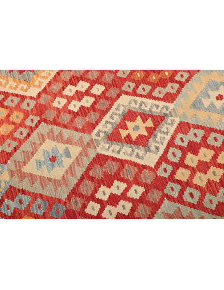 Kilim 183x245 Cm Kilim Afghanistan, Hand-carded Wool (warp: