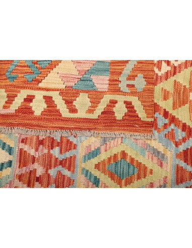 Kilim 174x234 Cm Afghan Kilim, Hand-carded Wool
