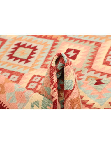 Kilim 181x238 Cm Kilim, Afghanistan, Lana Cardata A Mano
