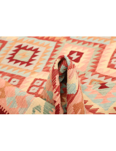 Kilim 181x238 Cm Kilim, Afghanistan, Lana Cardata A Mano
