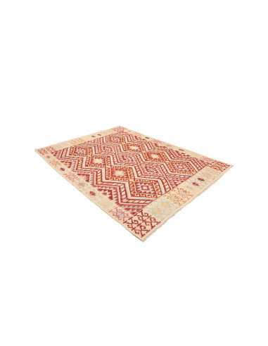 Kilim 182x242 Cm Kilim, Afghanistan, Hand-carded Wool (warp:
