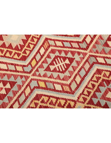 Kilim 182x242 Cm Kilim, Afghanistan, Hand-carded Wool (warp: