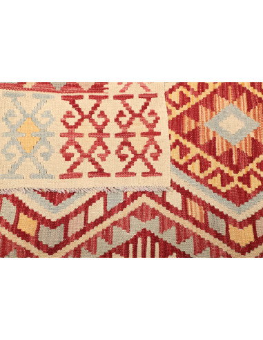 Kilim 182x242 Cm Kilim, Afghanistan, Hand-carded Wool (warp: