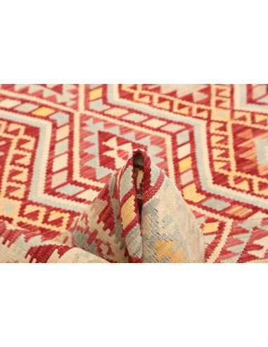 Kilim 182x242 Cm Kilim, Afghanistan, Hand-carded Wool (warp: