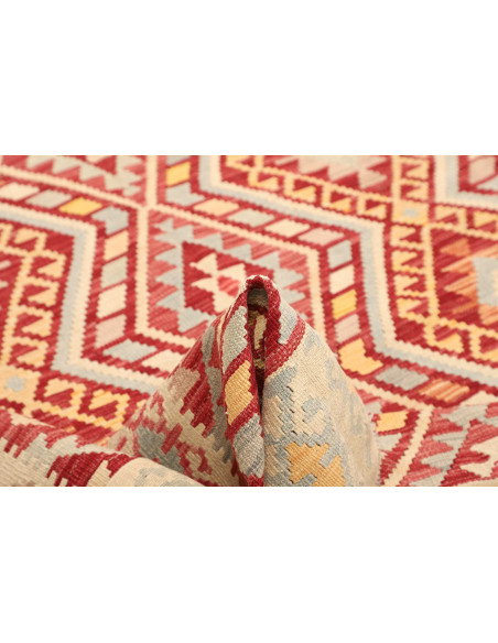 Kilim 182x242 Cm Kilim, Afghanistan, Hand-carded Wool (warp: