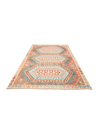 Kilim 181x243 Cm Kilim Afghanistan Lana Cardata A Mano