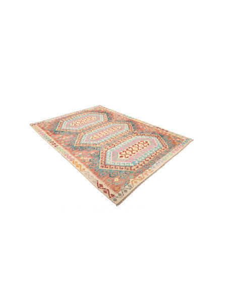 Kilim 181x243 Cm Kilim Afghanistan Lana Cardata A Mano