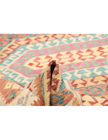 Kilim 181x243 Cm Kilim Afghanistan Lana Cardata A Mano