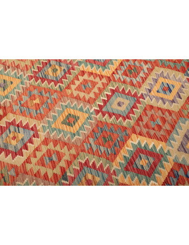 Kilim 207x293 Cm Kilim Afghanistan, Lana Cardata A Mano