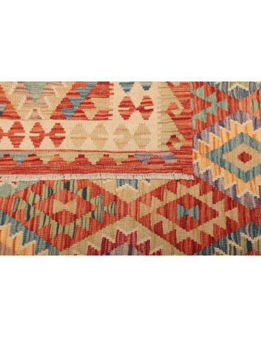 Kilim 207x293 Cm Kilim Afghanistan, Hand-carded Wool (cotton