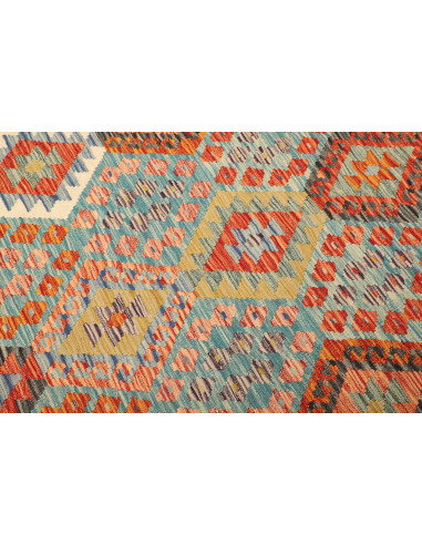 Kilim 204x306 Cm Kilim, Afghanistan, Hand-carded Wool (warp: