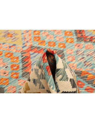 Kilim 204x306 Cm Kilim, Afghanistan, Hand-carded Wool (warp: