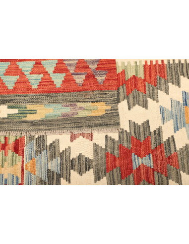 Kilim 205x290 Cm Kilim Afghan. Hand-carded Wool (warp: