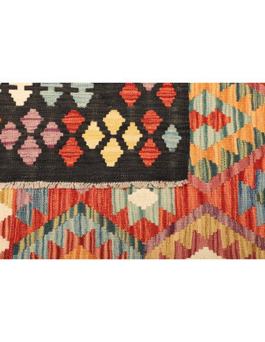 Kilim 209x287 Cm Kilim Afghanistan, Hand-carded Wool, Cotton