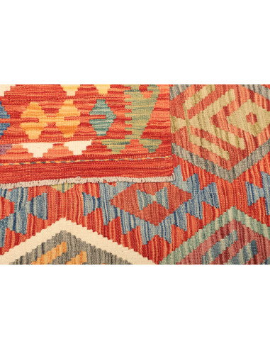Kilim 205x293 Cm Kilim Afghanistan, Hand-carded Wool (warp: