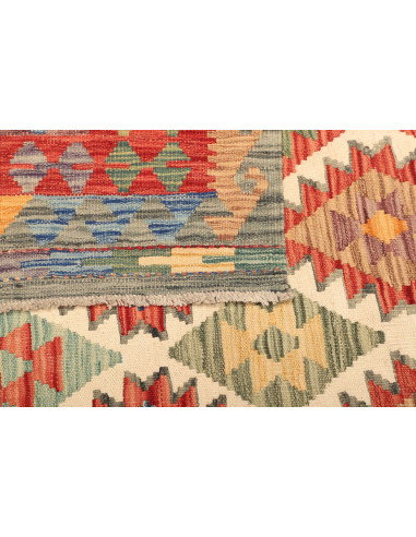 Kilim 210x294 Cm Kilim Afghanistan Lana Cardata A Mano