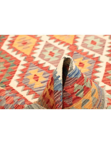 Kilim 210x294 Cm Kilim Afghanistan Lana Cardata A Mano