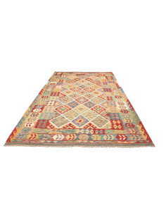 Kilim 203x287 Cm Kilim Afghanistan, Lana Cardata A Mano, 2