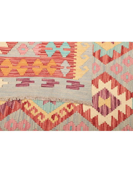 Kilim 177x246 Cm Afghan Kilim, Hand-carded Wool, 0.3 Cm