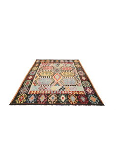 Kilim 184x233 Cm Kilim Afghanistan, Lana Cardata A Mano 2