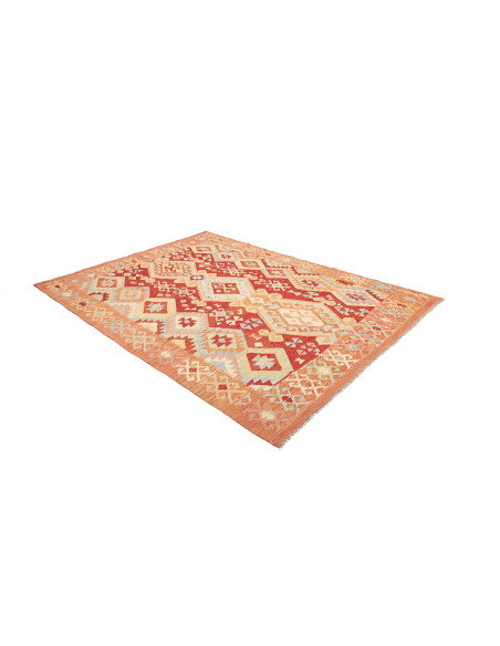 Kilim 182x248 Cm Kilim, Afghanistan, Lana Cardata A Mano