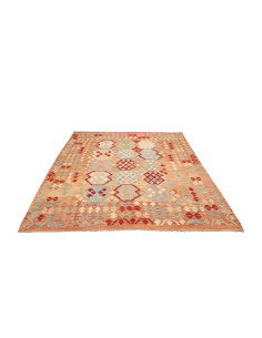 Kilim 188x230 Cm Kilim, Afghanistan, Hand-carded Wool (warp: 2