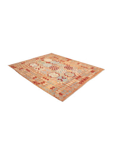 Kilim 188x230 Cm Kilim, Afghanistan, Lana Cardata A Mano