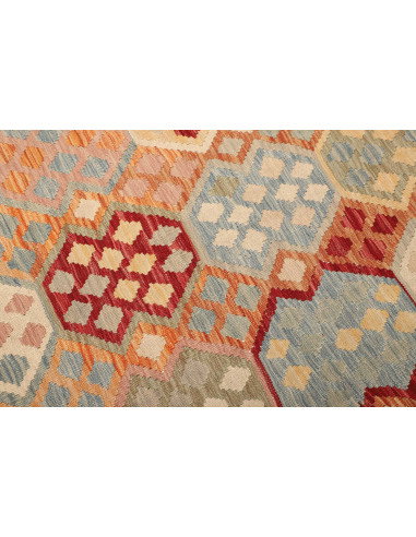 Kilim 188x230 Cm Kilim, Afghanistan, Hand-carded Wool (warp: