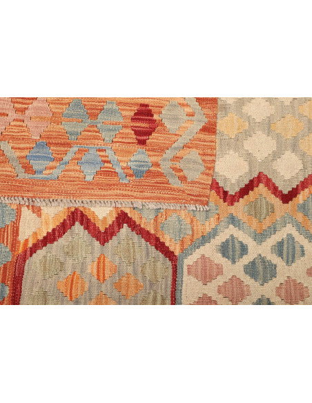 Kilim 188x230 Cm Kilim, Afghanistan, Hand-carded Wool (warp: