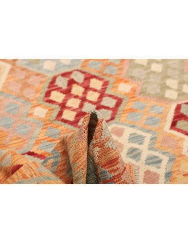 Kilim 188x230 Cm Kilim, Afghanistan, Hand-carded Wool (warp: