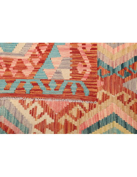 Kilim 177x252 Cm Kilim Afgano Lana Cardata A Mano Ordito