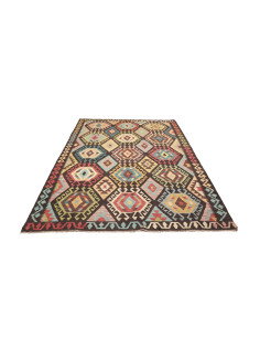 Kilim 174x238 Cm Kilim Afghanistan Hand-carded Wool (warp: 2
