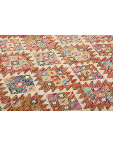 Kilim 198x294 Cm Kilim, Afghanistan, Hand-carded Wool (warp:
