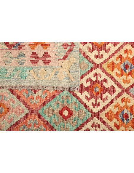 Kilim 156x197 Cm Kilim, Afghanistan, Hand-carded Wool (warp: