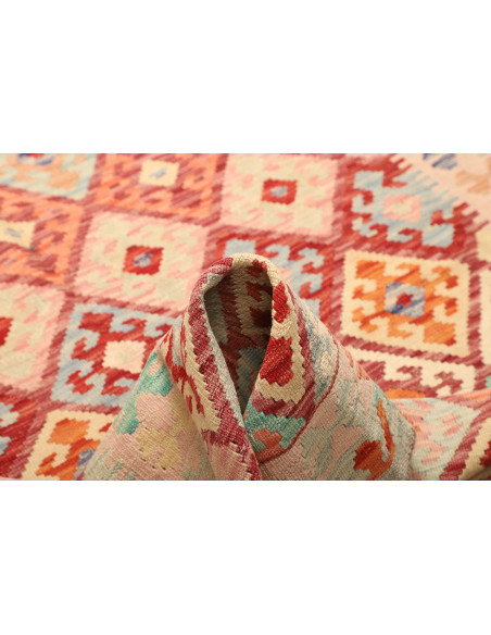 Kilim 156x197 Cm Kilim, Afghanistan, Lana Cardata A Mano
