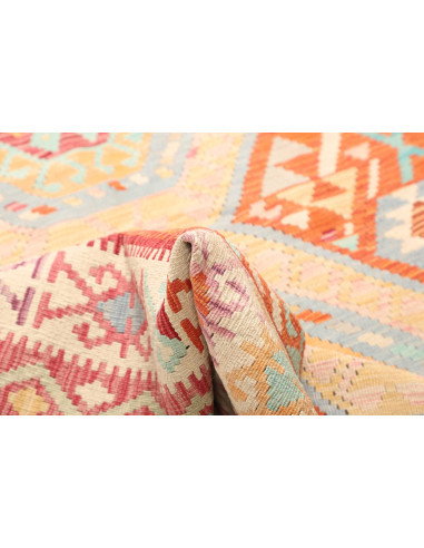 Kilim 158x215 Cm Kilim Afghanistan Hand-carded Wool (warp