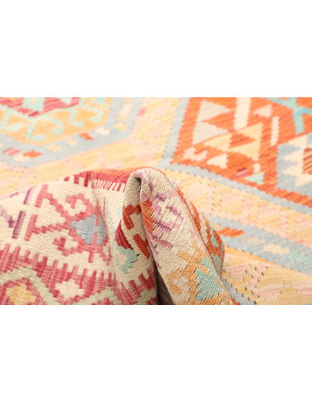 Kilim 158x215 Cm Kilim Afghanistan Hand-carded Wool (warp