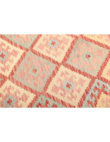 Rug Kilim Afghanistan 147x201 Light Mint Green