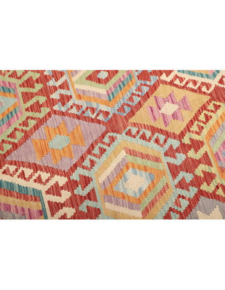 Kilim 153x192 Cm Kilim, Afghanistan, Hand-carded Wool (warp: