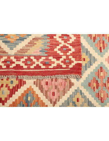 Kilim 158x204 Cm Kilim Afghanistan Lana Cardata A Mano,