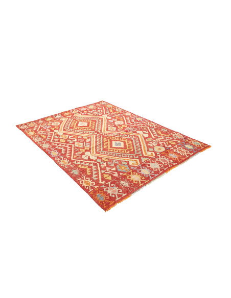 Kilim 151x197 Cm Kilim Afghanistan, Lana Cardata A Mano