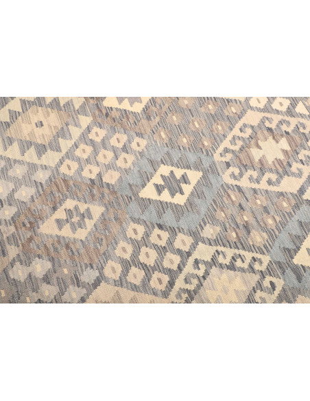Kilim 152x200 Cm Kilim Afghano, Lana Cardata A Mano (ordito: