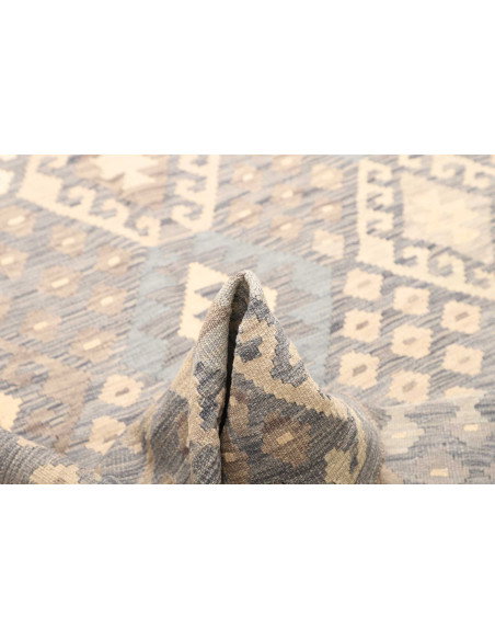 Kilim 152x200 Cm Kilim Afghano, Lana Cardata A Mano (ordito: