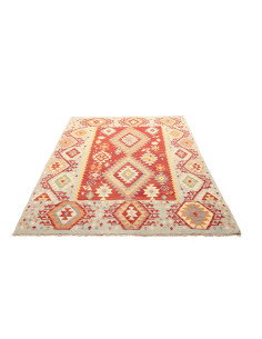 Kilim 153x204 Cm Kilim, Afghanistan, Hand-carded Wool (warp: 2