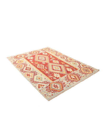 Kilim 153x204 Cm Kilim, Afghanistan, Lana Cardata A Mano