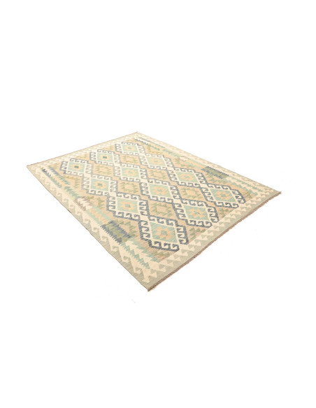Kilim 154x199 Cm Kilim Afghanistan Hand-carded Wool Cotton
