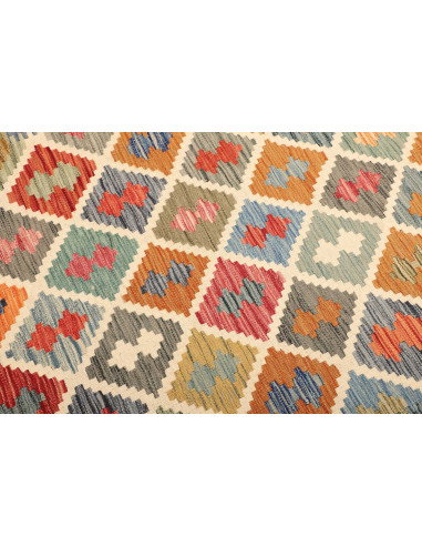Tappeto Kilim Afghanistan 153x194 Multicolore