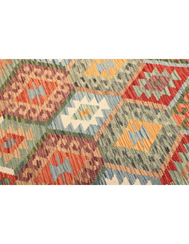 Kilim 155x201 Cm Kilim Afghanistan Lana Cardata A Mano