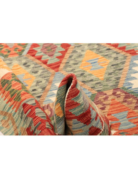 Kilim 155x201 Cm Kilim Afghanistan Lana Cardata A Mano